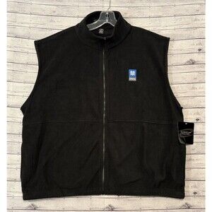 SFMTA Fleece Employee Vest 2XL Black San Francisco Muni Transit System Work NEW